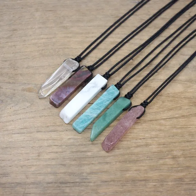 Beautiful necklace with healing effects with mineral pendant - more variants Lucius