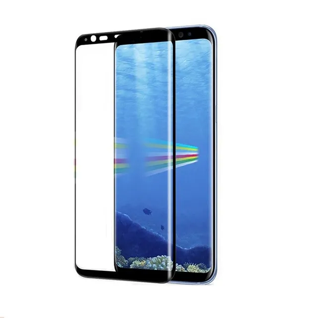 Verre trempé de protection pour Samsung S8 Plus noir