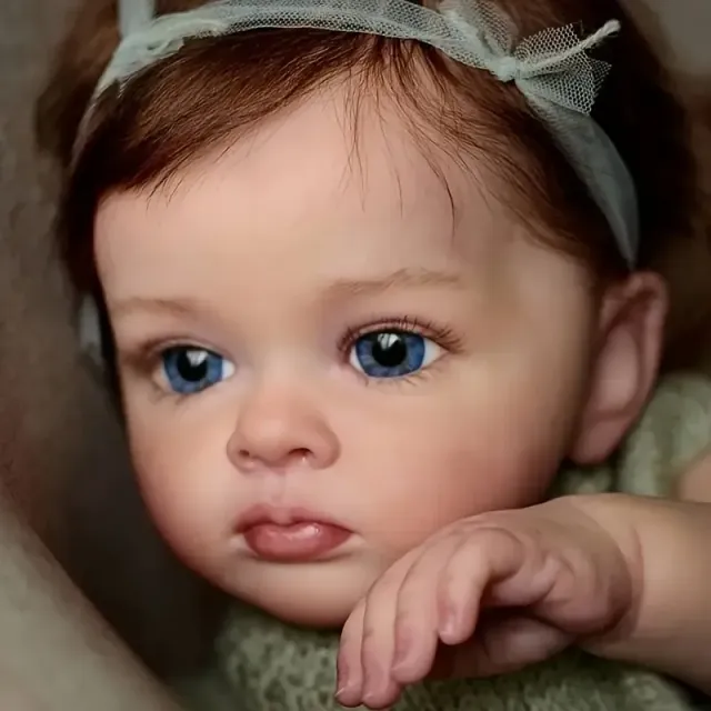 60cm Doll Reborn, Hand Painted Doll With Color Genesis, High Quality 3D Doll, Christmas Gift