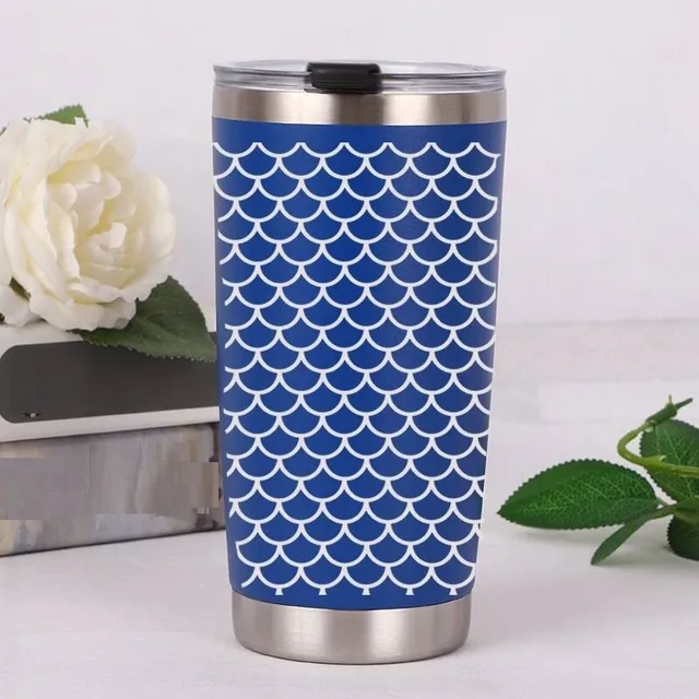 Thermo mug with mosaic