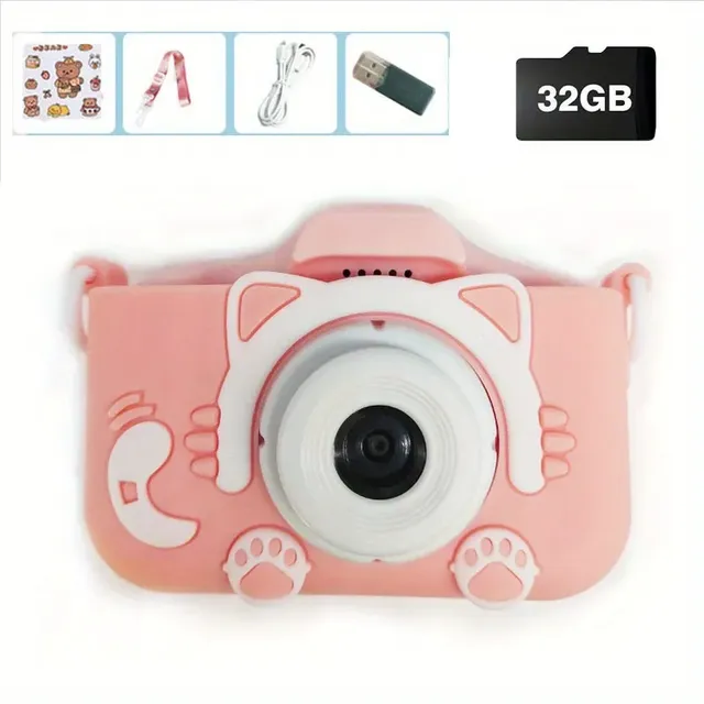 Detská mini kamera s videom a 32GB SD kartou
