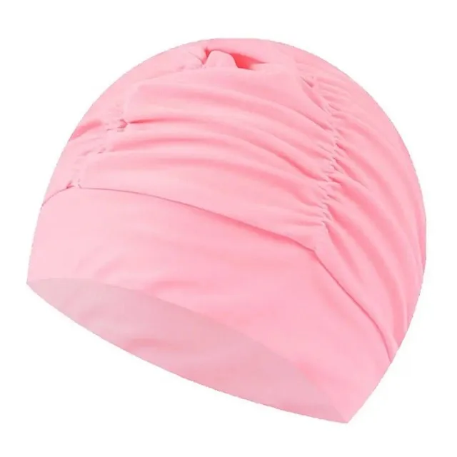 Nylon swimming cap waterproof cap to swimming pool Elastic equipment for swimmers