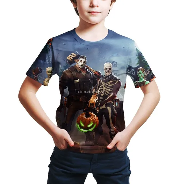 Magnifique t-shirt Fortnite pour enfants en différentes couleurs