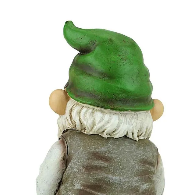 Garden decoration gnome fisherman