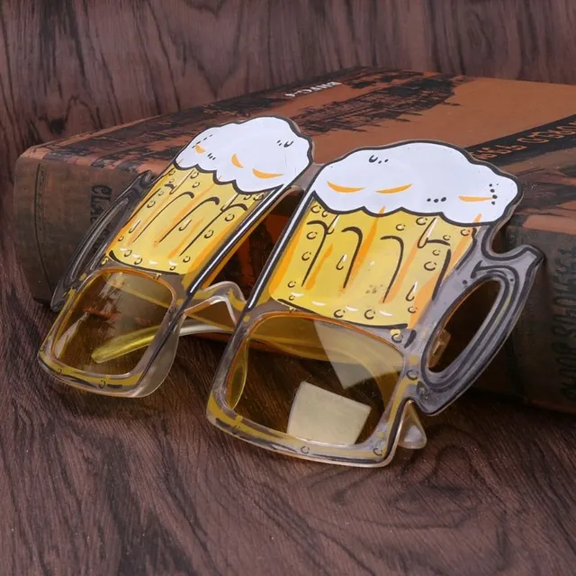 Zabawne imprezowe okulary do piwa