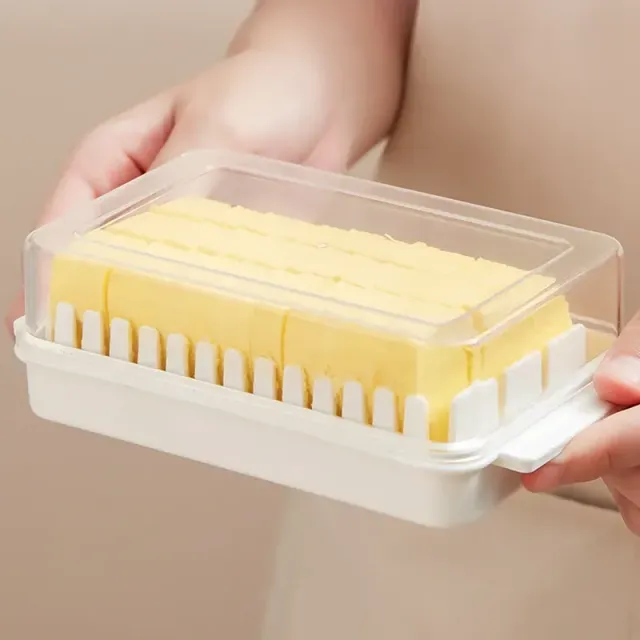 Portable butter with separator