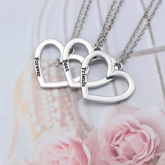 Set of necklaces 3 pcs- best friends forever