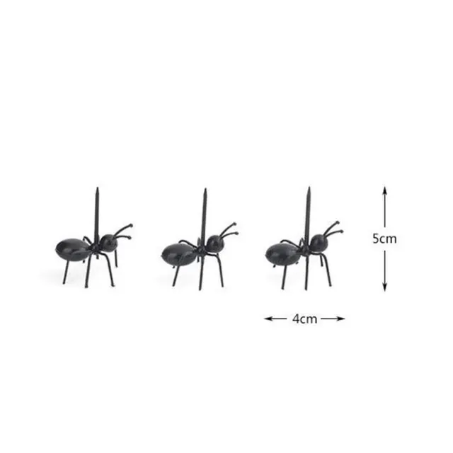 Špáradlá na jednohubky v tvare mravca