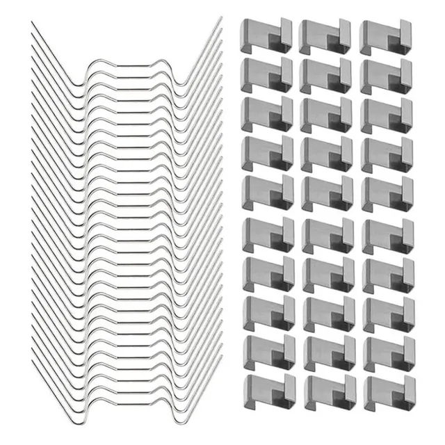 Zaciski sprężynowe do mocowania szyb w szklarni