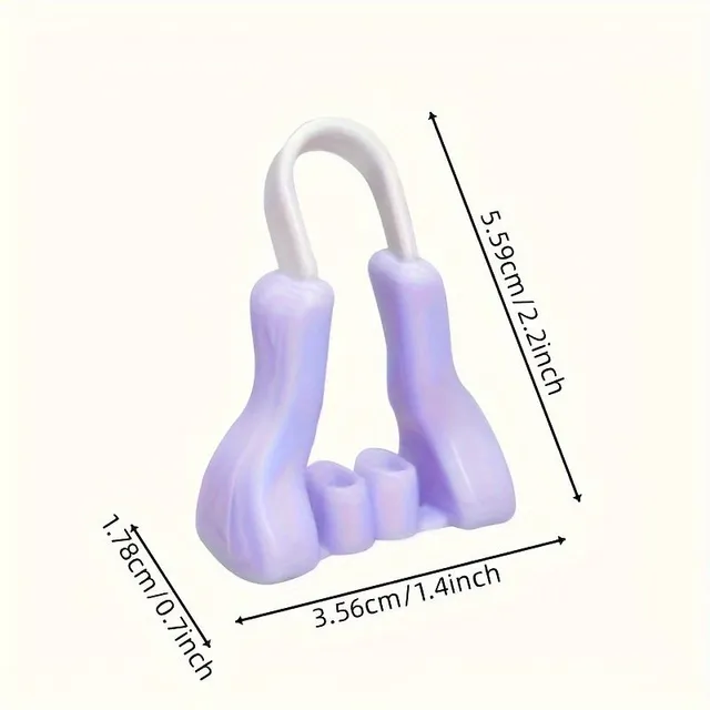 Silicone nose shaping clip for instant perfect nose shaping