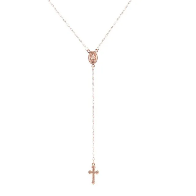 Dámský minimalistický náhrdelník - Růženec
