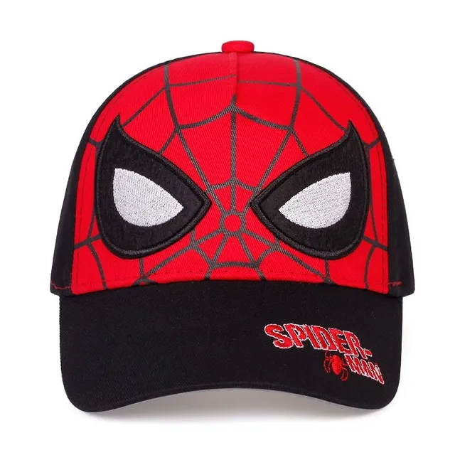 Children's adjustable cap with Spiderman motif