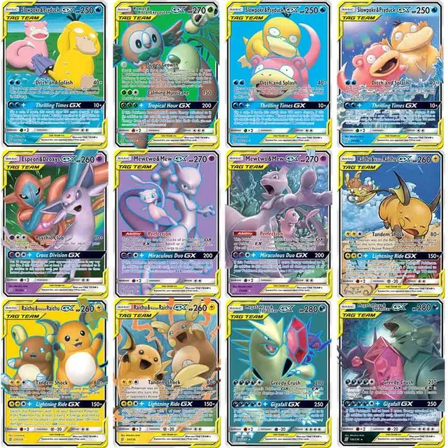 Pokémon Cards Deck Booster TAG TEAM - 30 pcs