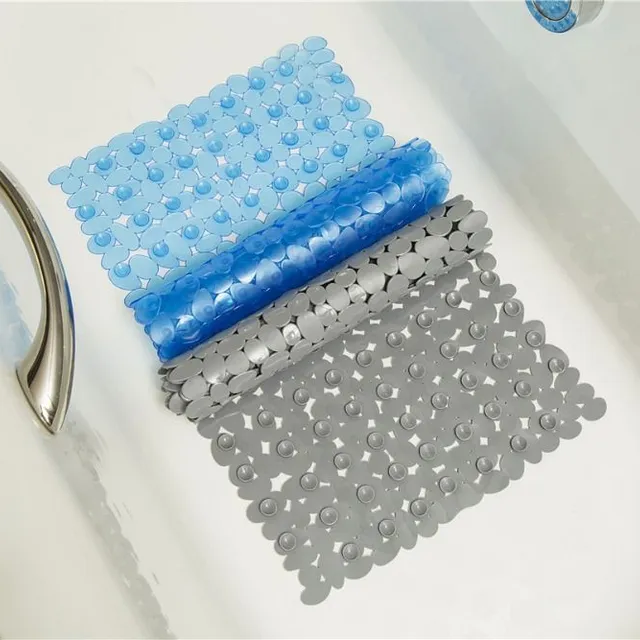 Proslip mat with suction cups for the bathroom