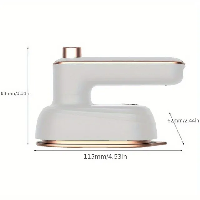 Foldable hand steamer for laundry