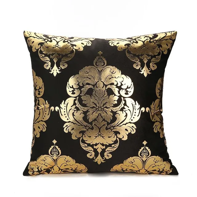 Beautiful pillowcases with gold ornaments