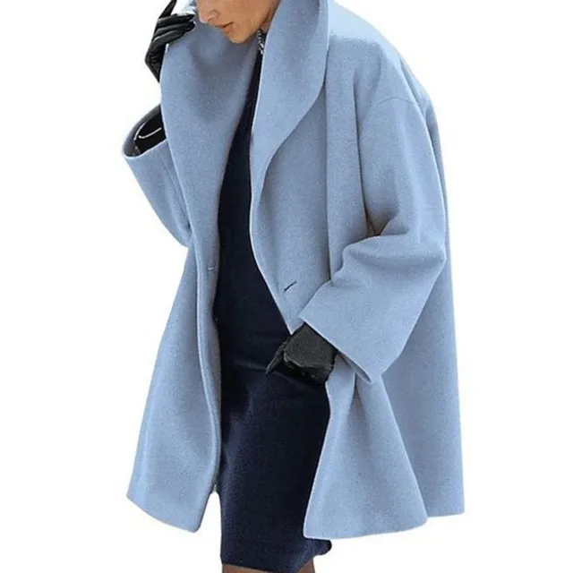 Women's Trends Original Elegant Unicolor Autumn Coat - More Colors