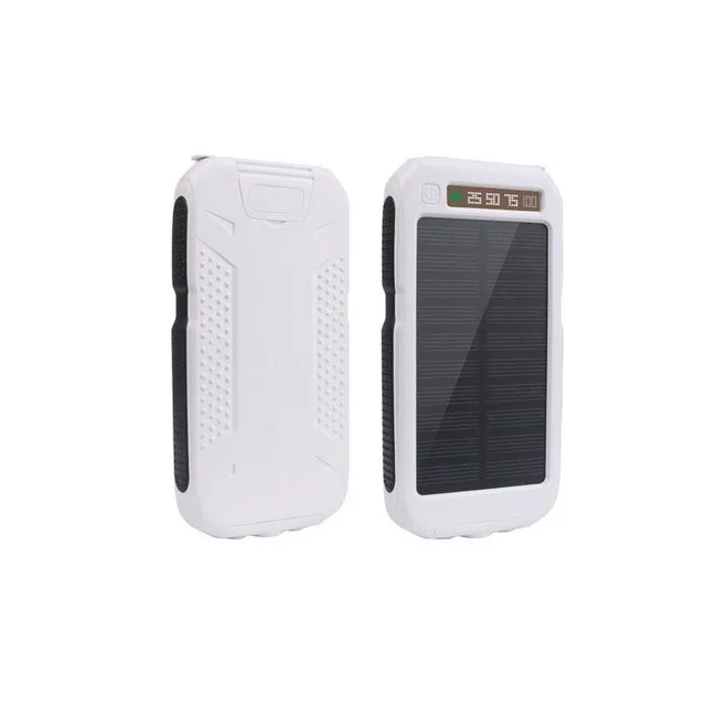 Solar PowerBank z wyświetlaczem LED 30000 mAh