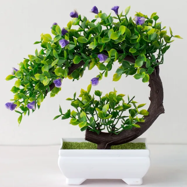 Umelé bonsai v hrnci