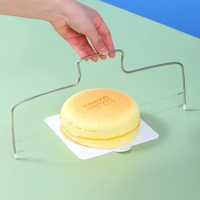 Adjustable stainless wire cake cutter