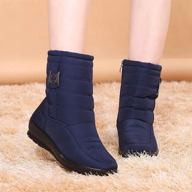 Women's higher waterproof winter boots with fur Evie