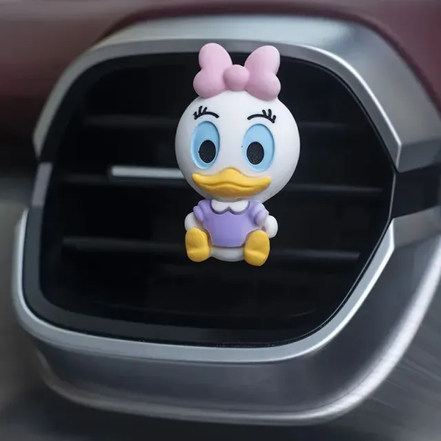 Cute car air freshener made of popular characters from Mickey and Minnie fairy tales