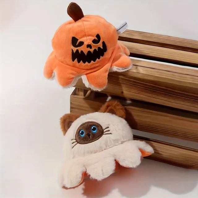 Pulpo y calabaza de peluche interactivos para perros y gatos en Halloween