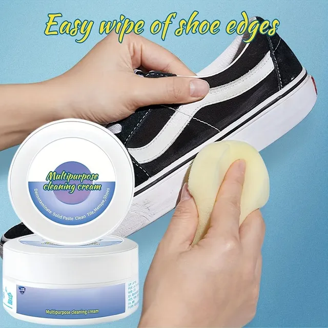 3pc Multifunction Cleaning and Decontaminating Cream, Decontaminating Cream On Shoes, Each Box is Supplied with Mushroom for free
