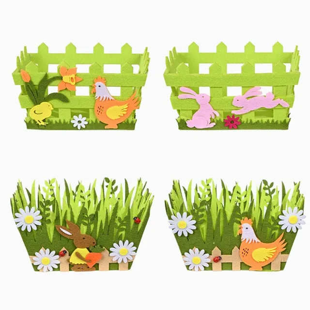 Decorative Easter egg bucket