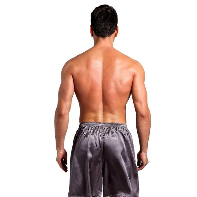 Men's velvet sleep shorts PULS SIZE