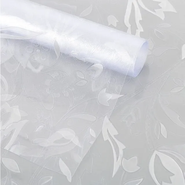 Decorative self-adhesive film on glass - decorative wallpaper