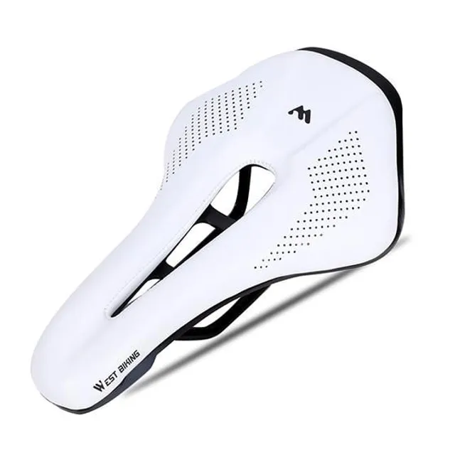 Comfortable bike saddle a-style-white