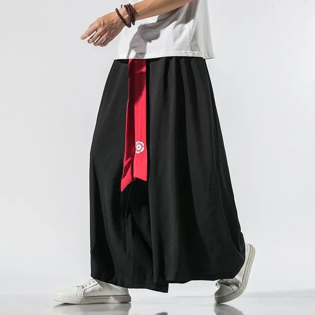 Wide leg bushido fighter trousers