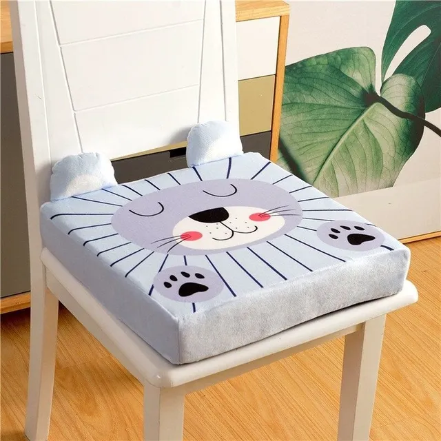 Children's chair seat cushion animal