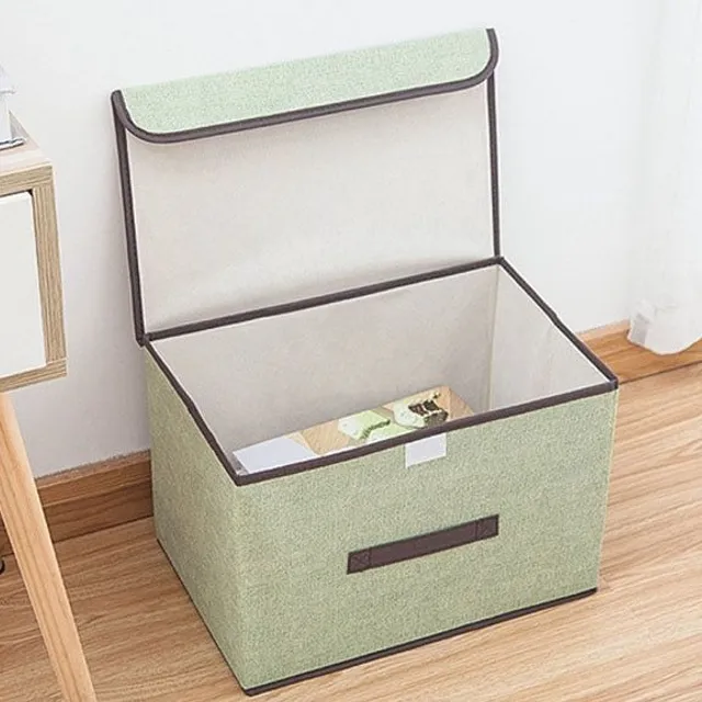 Storage box with lid