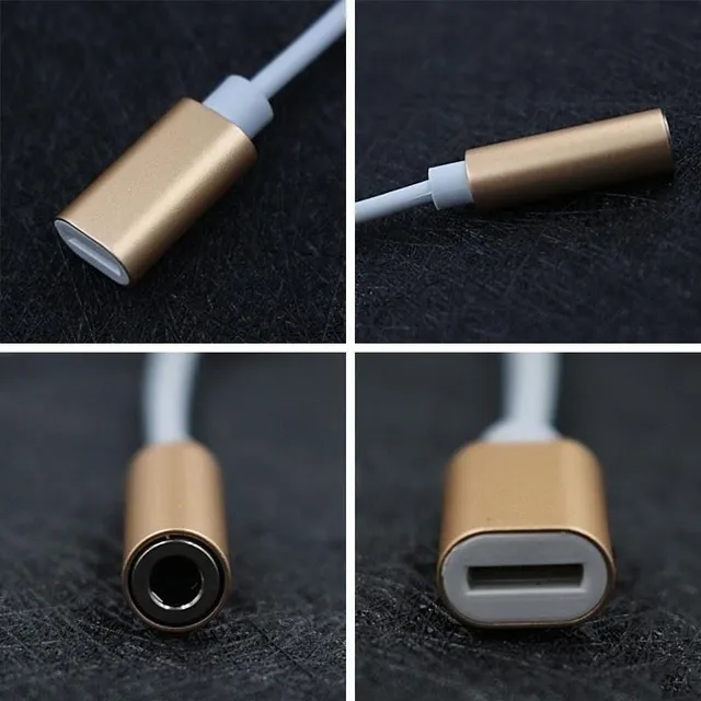 Redukcja dla Apple iPhone Lightning przy 3,5 mm Jack / Lightning