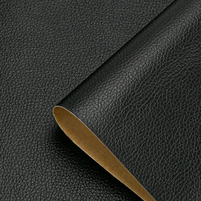 Self-adhesive leatherette patch for light repair of furniture in various colors