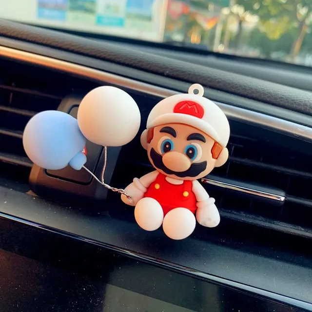 Štýlový osviežovač vzduchu do auta s motívmi obľúbených postavičiek Super Mario