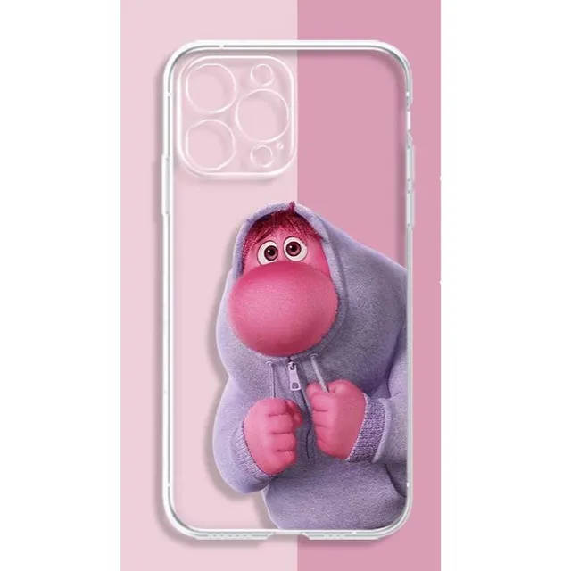 Husă transparentă pentru telefoane iPhone cu personaje din desenele animate V în cap 2 - Inside Out 2