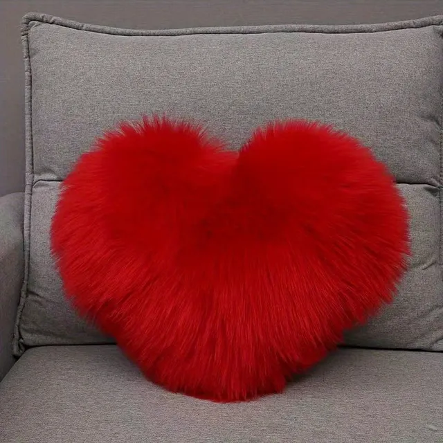 1pc fodera per cuscino a forma di cuore