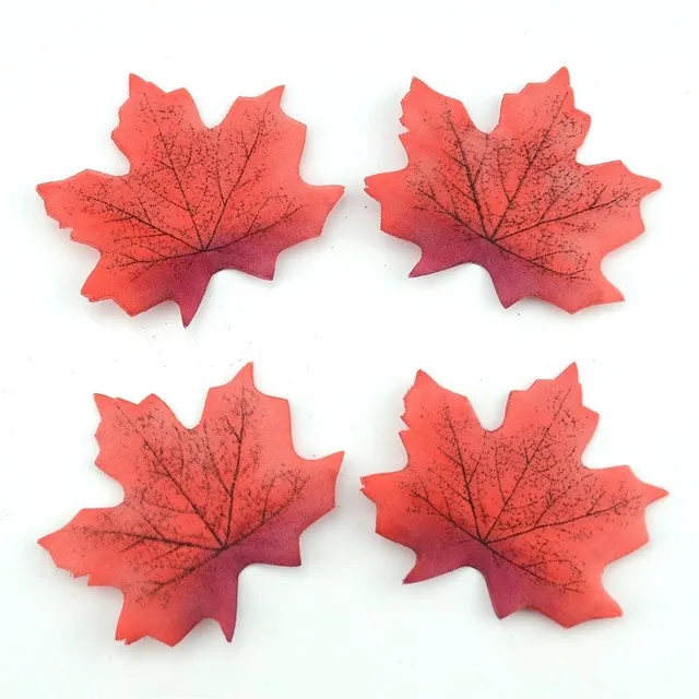 Decorative maple leaves - 100 pcs