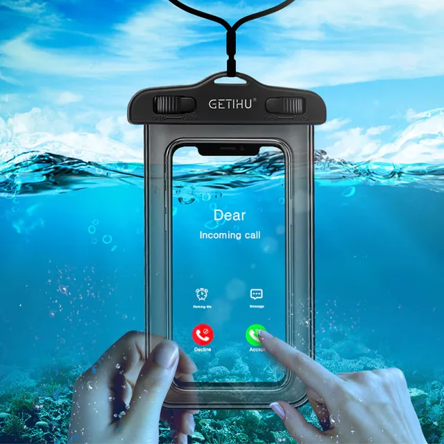 Waterproof smartphone case