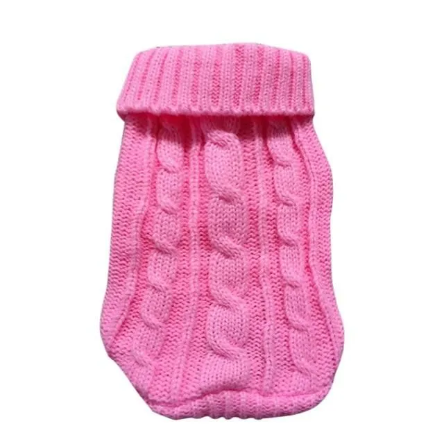 Sweater for cats pink s