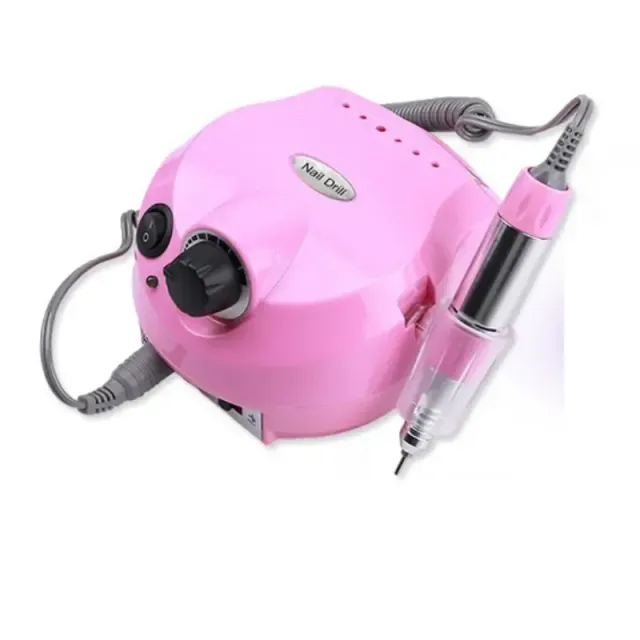 Nail set with UV/LED lamp and grinder