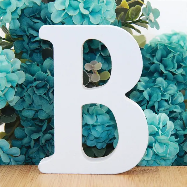 Stylish wooden letter suitable as a decoration or for making - the whole alphabet Eustachy