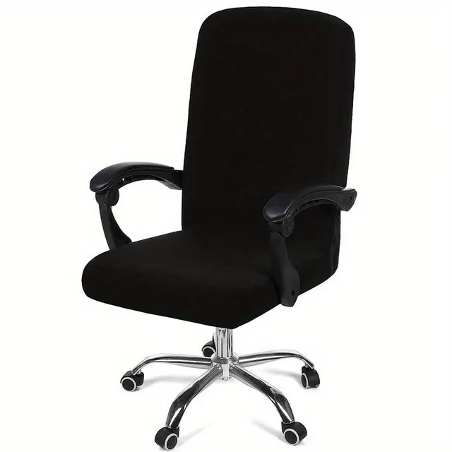 Comfortable flexible cover for office chair with printing - Perfect fit for your work corner