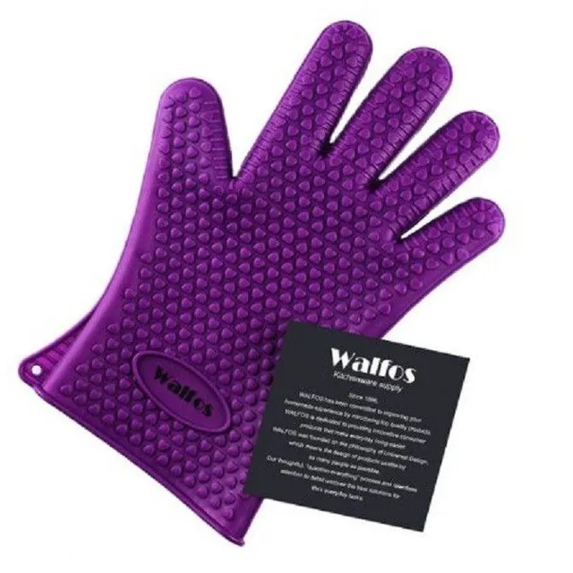 WALFOS silikónová grilová rukavica Sharie fialova