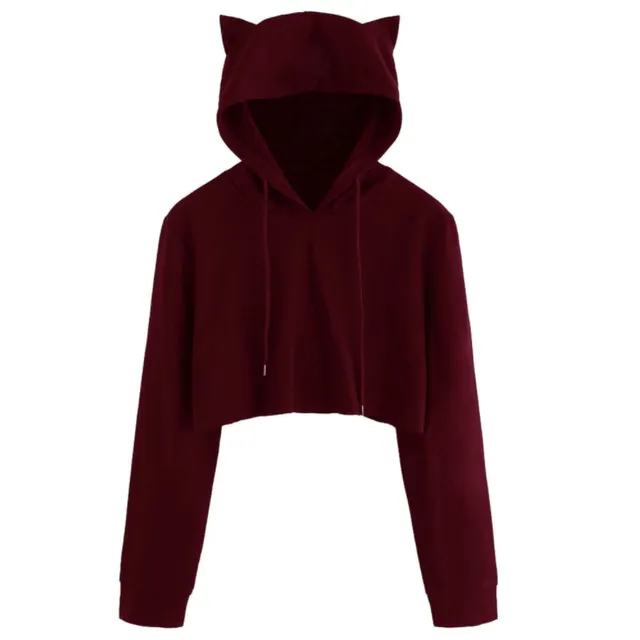 Sweat-shirt à oreilles de chat pour filles