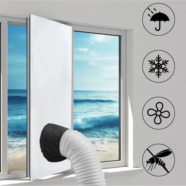 Universal window seal for mobile air conditioning