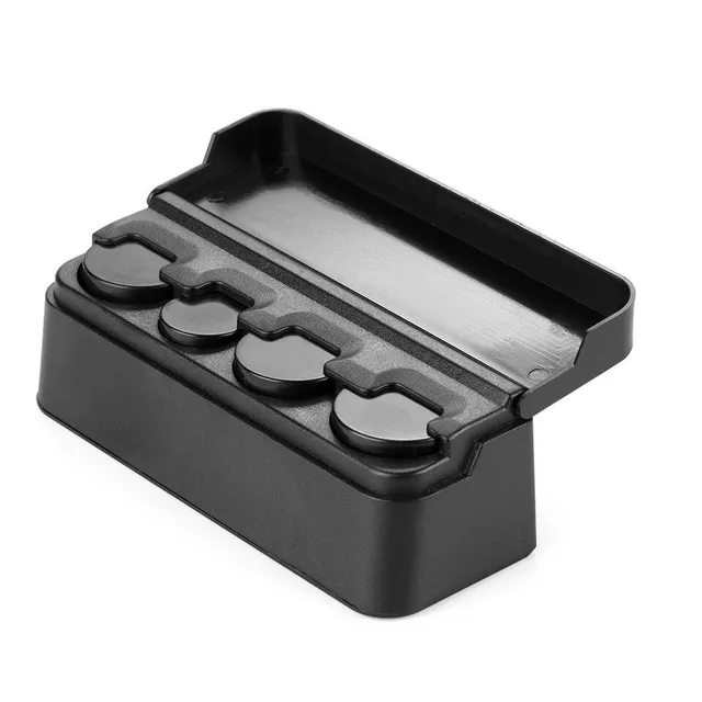 Practical coin holder for car - black